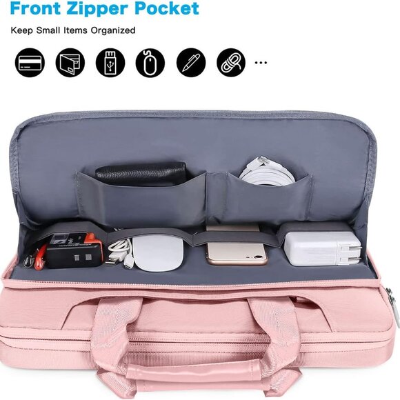 Protective Laptop Shoulder Bag Compatible with MacBook Air/Pro - Picture 3 of 6